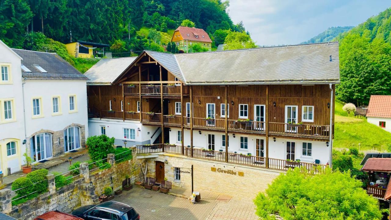 Apartments Erbgericht Bad Schandau Exteriér fotografie